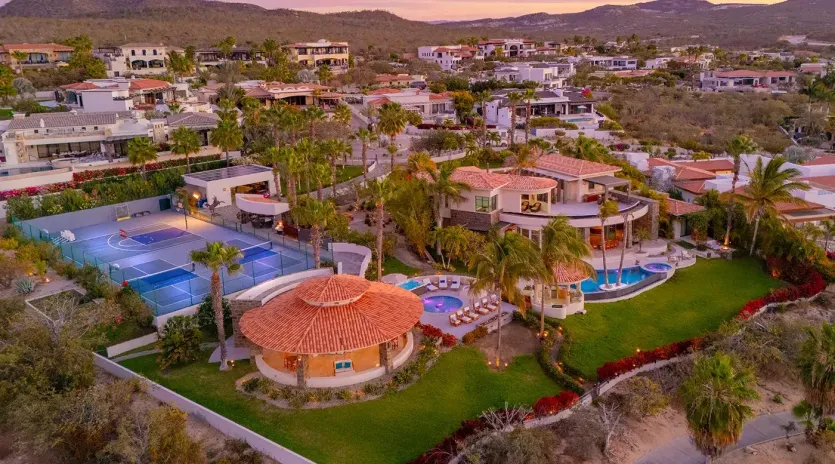 Luxury Puerto Los Cabos Real Estate for Sale featuring oceanfront estate with panoramic Sea of Cortez views and resort-style design in 2026
