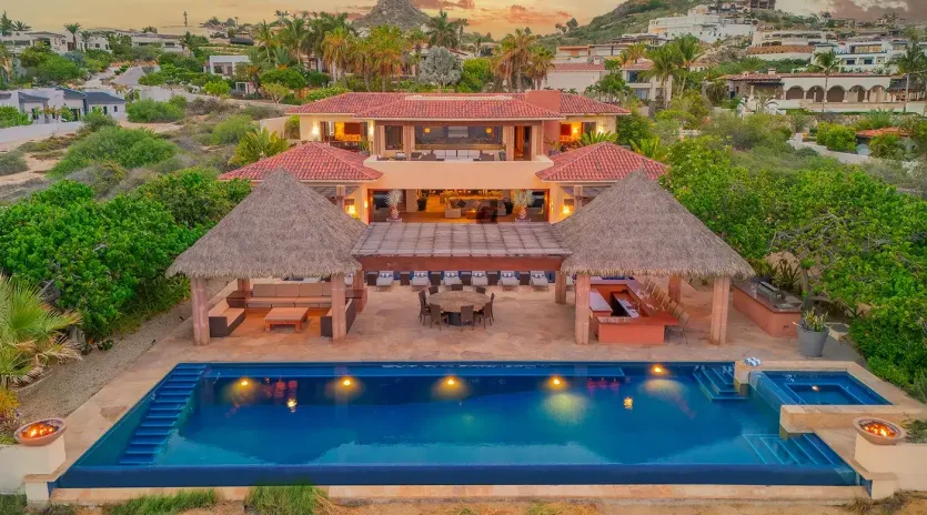 Oceanfront Puerto Los Cabos Homes for sale featuring infinity pool and unobstructed Sea of Cortez views