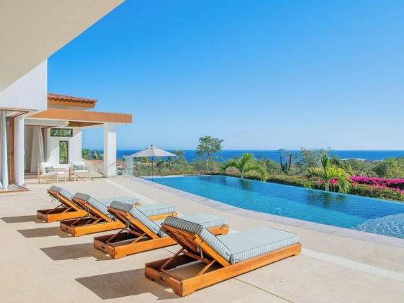 Puerto Los Cabos Fundadores Casa Primavera is a luxurious single-level 8-bedroom villa with stunning ocean and golf course – 187 Padre Sistiaga, San Jose del Cabo, BS