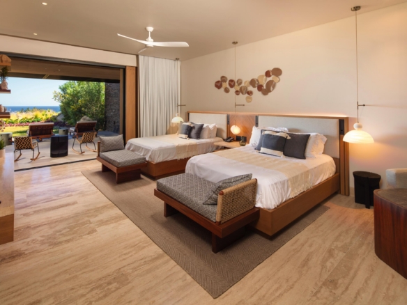 Puerto Los Cabos North Enclaves Ritz Carlton Move in Ready, Residence C-102 at The Residences at Zadún, a Ritz-Carlton Reserve, offers 3 bedrooms + den and 5,506 sq ft of indoor-outdoor living. Located on the ground garden level of Building C, The Residence represents the first Ritz-Carlton Reserve approved furniture package. This turn-key home features a private plunge pool and jacuzzi, garden and ocean – NORTH ENCLAVES, RITZ CARLTON, San Jose del Cabo, San Jose del Cabo, BS