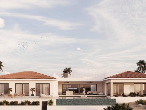 Puerto Los Cabos El Altillo Casa Nirvana - Pre-Construction in Puerto Los Cabos Golf Club - Estimated Completion November 2026This single-level contemporary residence offers 5 bedrooms, 5.5 baths, TV room, 2-car garage, and covered terrace with BBQ. Designed with Wolf/Sub-Zero appliances, pool, spa, and roof deck with fire pit, Casa Nirvana blends modern comfort with resort-style living. Enjoy 4,413 sq ft of air-conditioned interiors and 9,083 sq ft total construction. Panoramic mountain and golf – West Enclaves 9 RITZ, San Jose del Cabo, San Jose del Cabo, BS