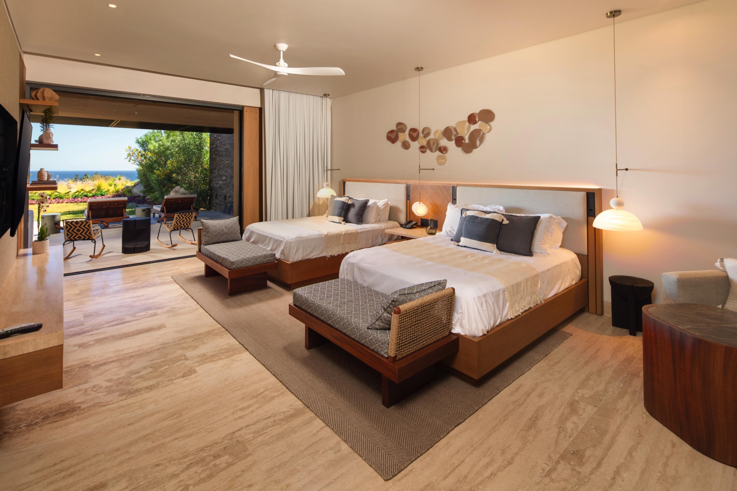 Puerto Los Cabos North Enclaves Ritz Carlton Move in Ready, Residence C-102 at The Residences at Zadún, a Ritz-Carlton Reserve, offers 3 bedrooms + den and 5,506 sq ft of indoor-outdoor living. Located on the ground garden level of Building C, The Residence represents the first Ritz-Carlton Reserve approved furniture package. This turn-key home features a private plunge pool and jacuzzi, garden and ocean – Building C Boulevard Mar de Cortez, San Jose del Cabo, BS